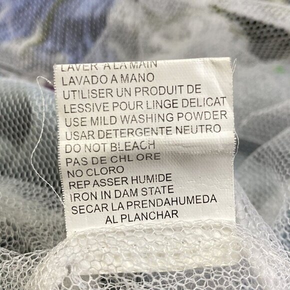 FORLA PARIS Mini Dress NWT Spaghetti Straps Sundress Flowy Multicolor L 65-5 - Picture 16 of 16